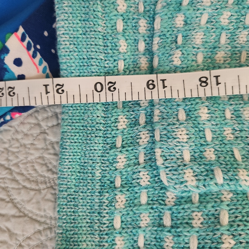 Lilly Pulitzer Seafoam Green Tweed-Style Cardigan Jacket. FINAL PRICE!!! - Picture 6 of 12